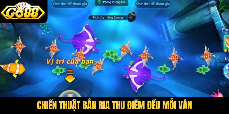 Chiến thuật bắn ria thu điểm đều mỗi ván