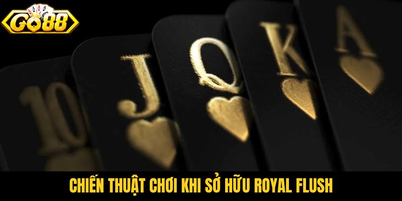 Chiến thuật chơi khi sở hữu Royal Flush
